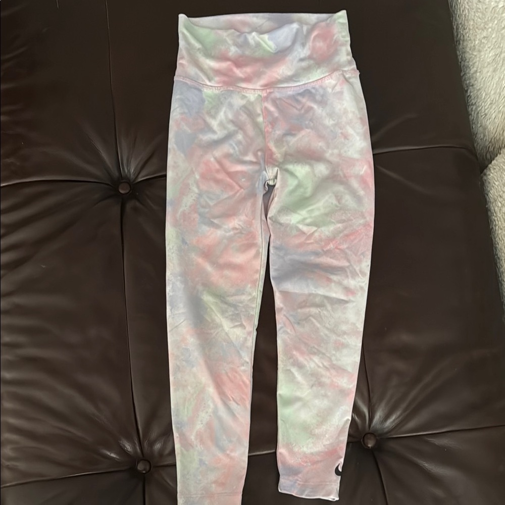 Nike Pink and Purple Performance Leggings